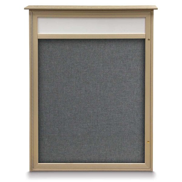Double Door Enclosed Indoor Letterboard